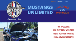 Desktop Screenshot of mustangsunlimitedclub.com